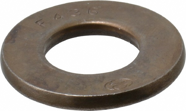 Value Collection FFLW050OP 1/2" Screw Structural Flat Washer: Steel, Plain Finish Image