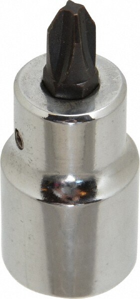 1/2" Drive, #3 Point, Phillips Screwdriver Socket