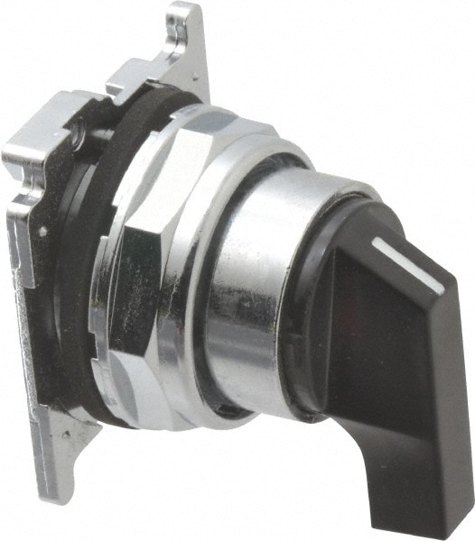 Eaton Cutler-Hammer 10250T3053 Selector Switch: 3 Positions, Maintained (MA) - Momentary (MO), 0.5 Amp, Black Lever Image