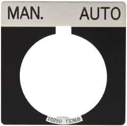 Square, Legend Plate - Manual-Auto