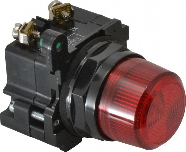 Eaton Cutler-Hammer E34TB120H2X 120 VAC Red Lens Incandescent Indicating Light Image