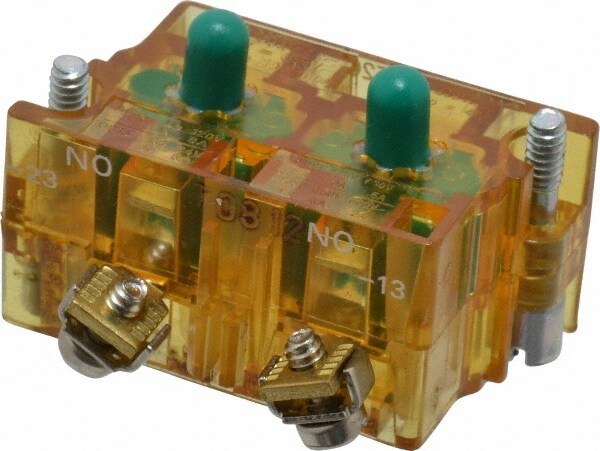 2NO, 0.5 Amp, Electrical Switch Contact Block