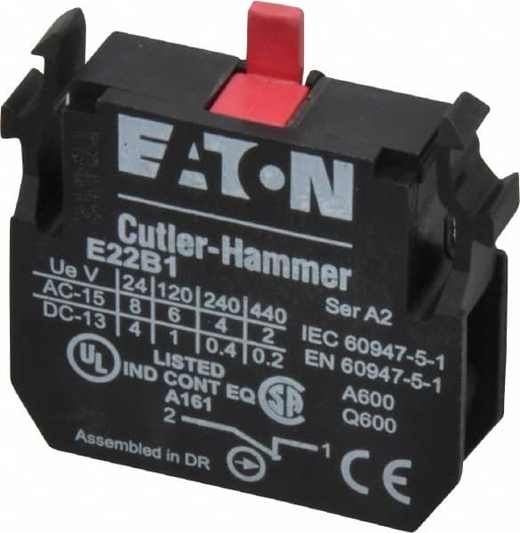 Details about   Cutler-Hammer Eaton Two Position Switch with Contact Block