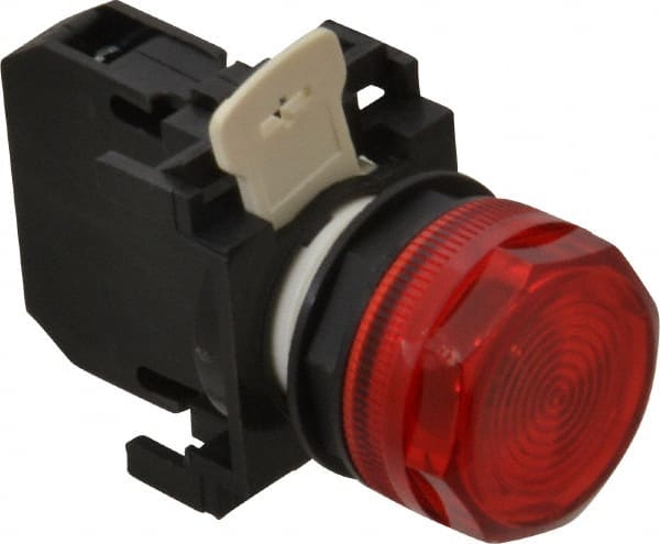 120 VAC/VDC Red Lens Incandescent Indicating Light