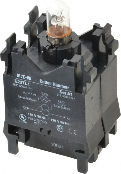 Eaton Cutler-Hammer E22TL1 120 VAC Incandescent Indicating Light Image