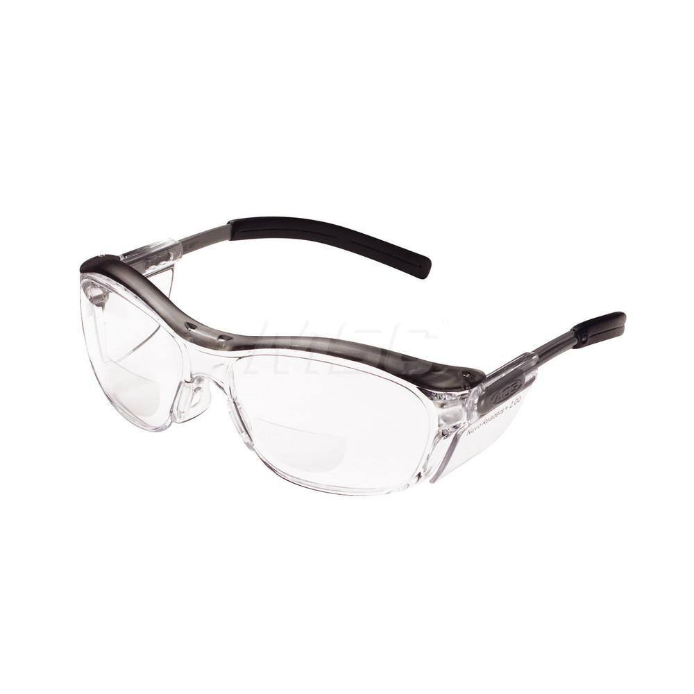 Magnifying Safety Glasses: +2, Clear Lenses, Anti-Fog, ANSI Z87.1 & CSA Z94.3