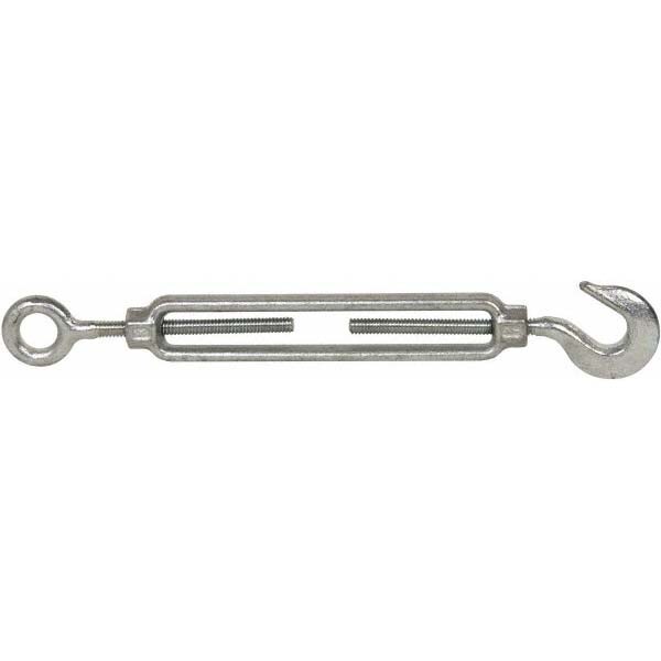 Made in USA 10804 400 Lb Load Limit, 1/4" Thread Diam, 4" Take Up, Steel Hook & Eye Turnbuckle Image