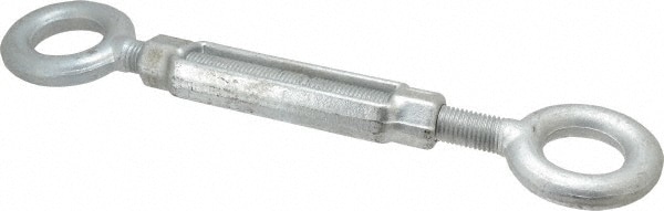 Made in USA 10764 10,000 Lb Load Limit, 1" Thread Diam, 6" Take Up, Steel Eye & Eye Turnbuckle Image