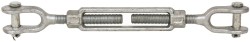 Made in USA 11140 5,200 Lb Load Limit, 3/4" Thread Diam, 6" Take Up, Steel Jaw & Jaw Turnbuckle Image