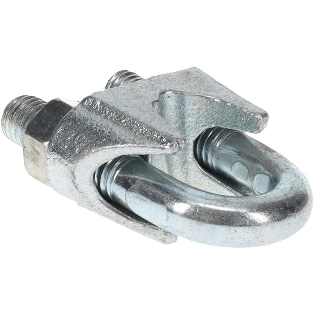 Wire Rope Clip: 3/4" Rope Dia, Malleable Iron