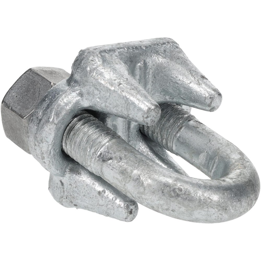 Wire Rope Clip: 5/8" Rope Dia, Forged Carbon Steel