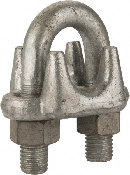 Value Collection - Wire Rope Clip: 3/4″ Rope Dia, Forged Steel