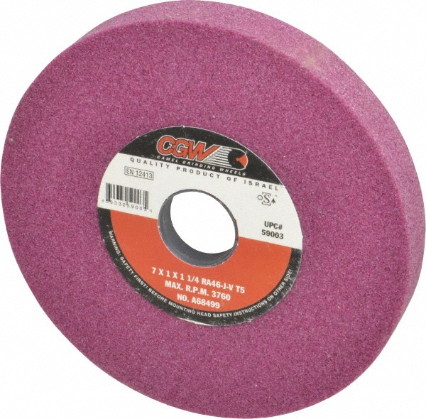 CGW Abrasives Surface Grinding Wheel 46 Grit, J Hardness MSC