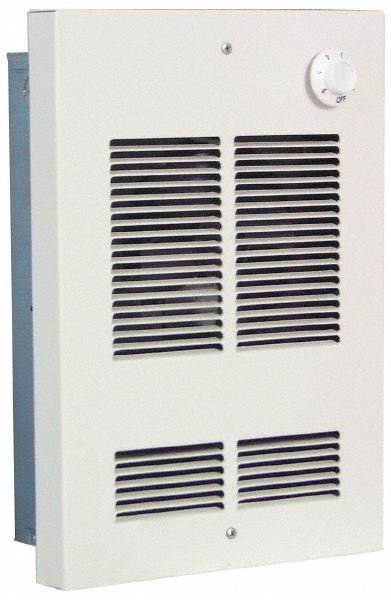 120 Volt, 1,500 Watt, 50 CFM, 5,120 Max Btu, Shallow Recess Wall Heater - 9-1/4" Wide x 2-1/2" Deep x 12-1/2" High
