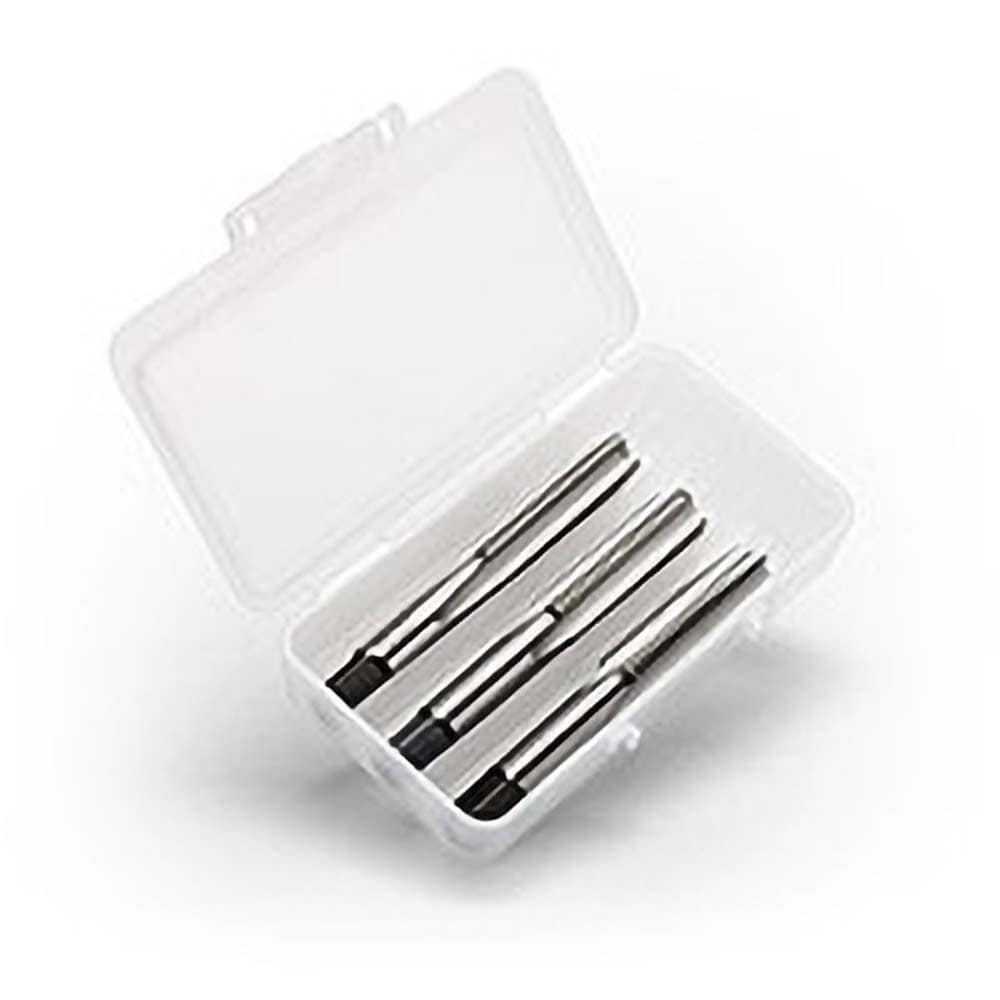 Titan USA TT90417 Tap Set: UNC, 4 Flute, Bottoming Plug & Taper, High Speed Steel 