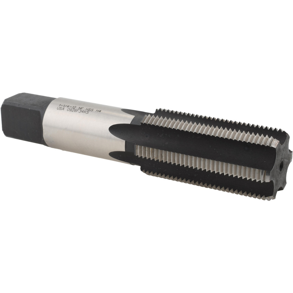 Titan USA - Straight Flute Tap: 1-1/4-12 UNF, 6 Flute, Bottoming