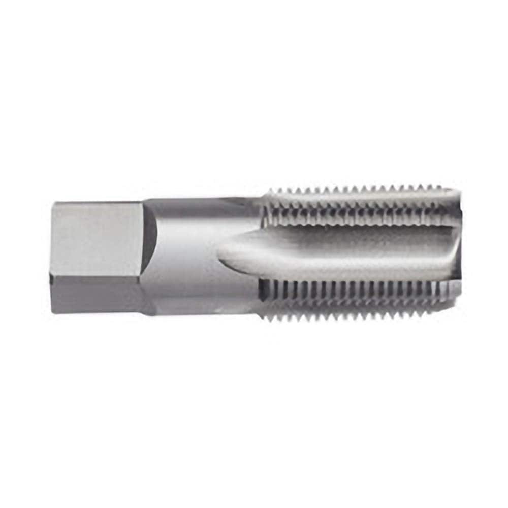 Standard Pipe Tap: 1/4-18, NPS, 4 Flutes, High Speed Steel, Bright/Uncoated