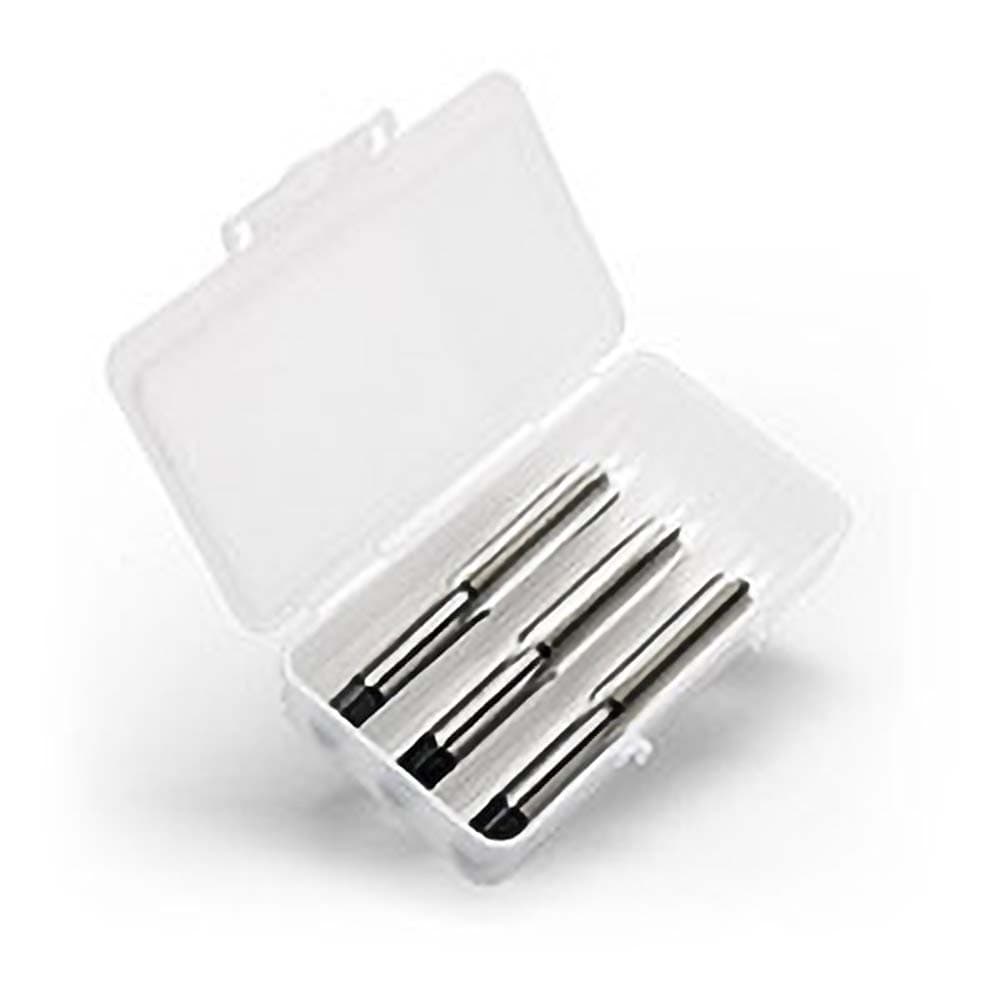 Titan USA TT93136 Tap Set: Metric Coarse, 4 Flute, Bottoming Plug & Taper, High Speed Steel 