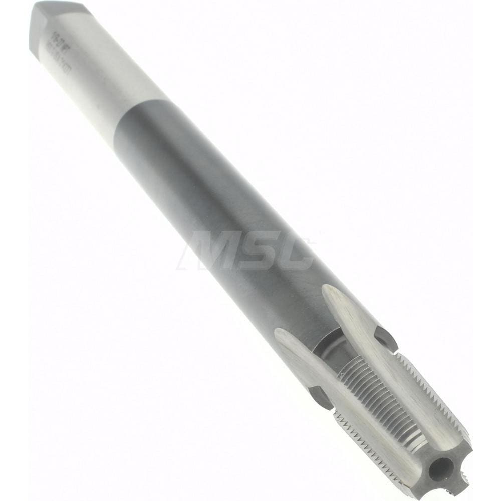 Titan USA - Extension Pipe Tap: 1/8-27 NPT, 4 Flutes, Taper Chamfer