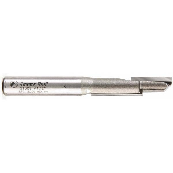 Plunge Router Bit Straight Cutting Solid Carbide Tip 1//2/" x 2/" 2-Flute