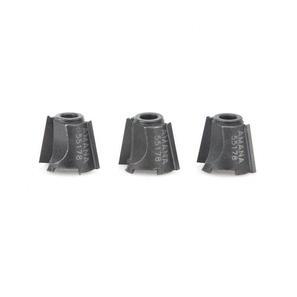 3 Piece Carbide-Tipped Bevel-Cutting Assembly Router Bit Set