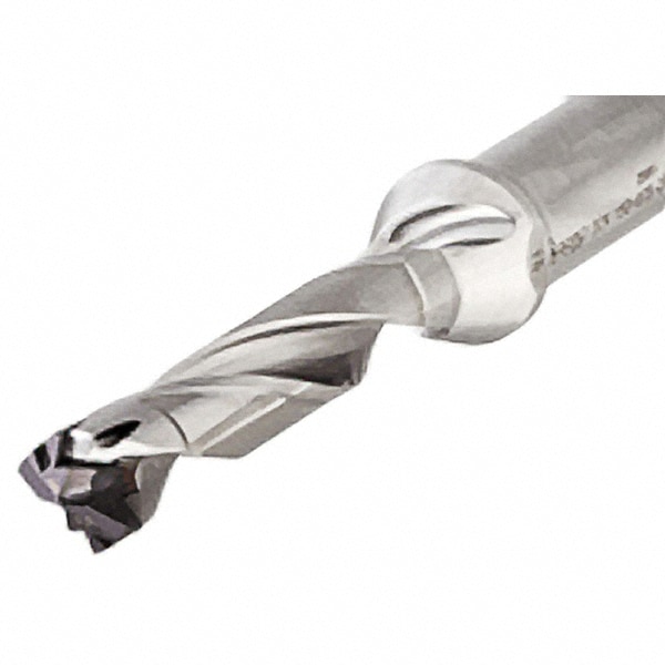 Iscar 3202683 Replaceable Tip Drill: 13.5 to 13.9 mm Drill Dia, 68 mm Max Depth, 16 mm Straight-Cylindrical Shank Image