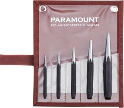 Paramount PAR-CP5SETB Center Punch Set: 5 Pc Image