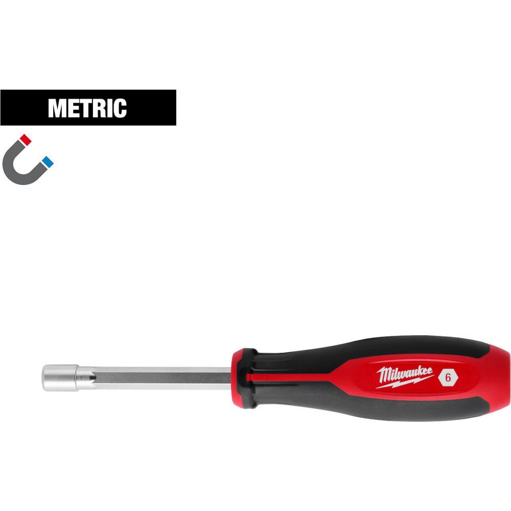Nutdrivers; Tool Type: Nut Driver ; Size (Mm - 4 Decimals): 6.0000 ; Shaft Type: Hollow ; Shaft Length: 7.2000 ; Overall Length (Decimal Inch): 7.2000 ; Handle Type: Tri-Lobular