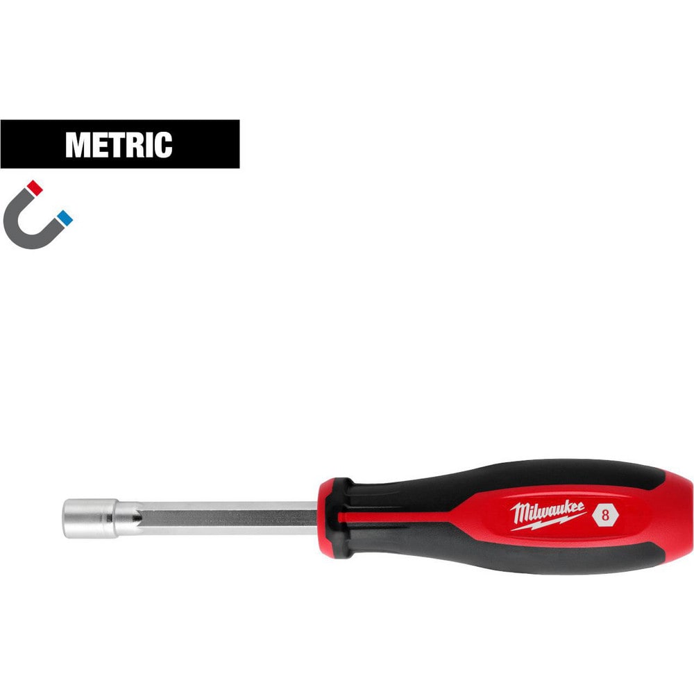 Nutdrivers; Tool Type: Nut Driver ; Size (Mm - 4 Decimals): 8.0000 ; Shaft Type: Hollow ; Shaft Length: 7.2000 ; Overall Length (Decimal Inch): 7.2000 ; Handle Type: Tri-Lobular