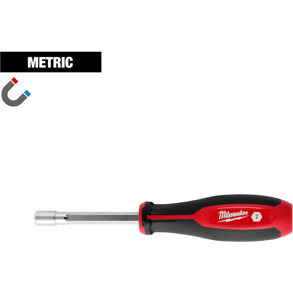 Nutdrivers; Tool Type: Nut Driver ; Size (Mm - 4 Decimals): 7.0000 ; Shaft Type: Hollow ; Shaft Length: 7.2000 ; Overall Length (Decimal Inch): 7.2000 ; Handle Type: Tri-Lobular