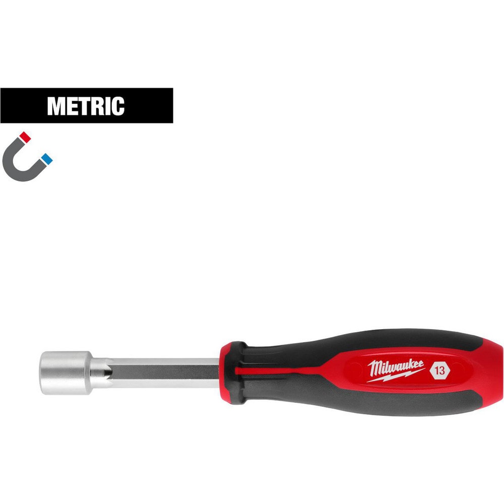 Nutdrivers; Tool Type: Nut Driver ; Size (Mm - 4 Decimals): 13.0000 ; Shaft Type: Hollow ; Shaft Length: 7.5000 ; Overall Length (Decimal Inch): 7.5000 ; Handle Type: Tri-Lobular
