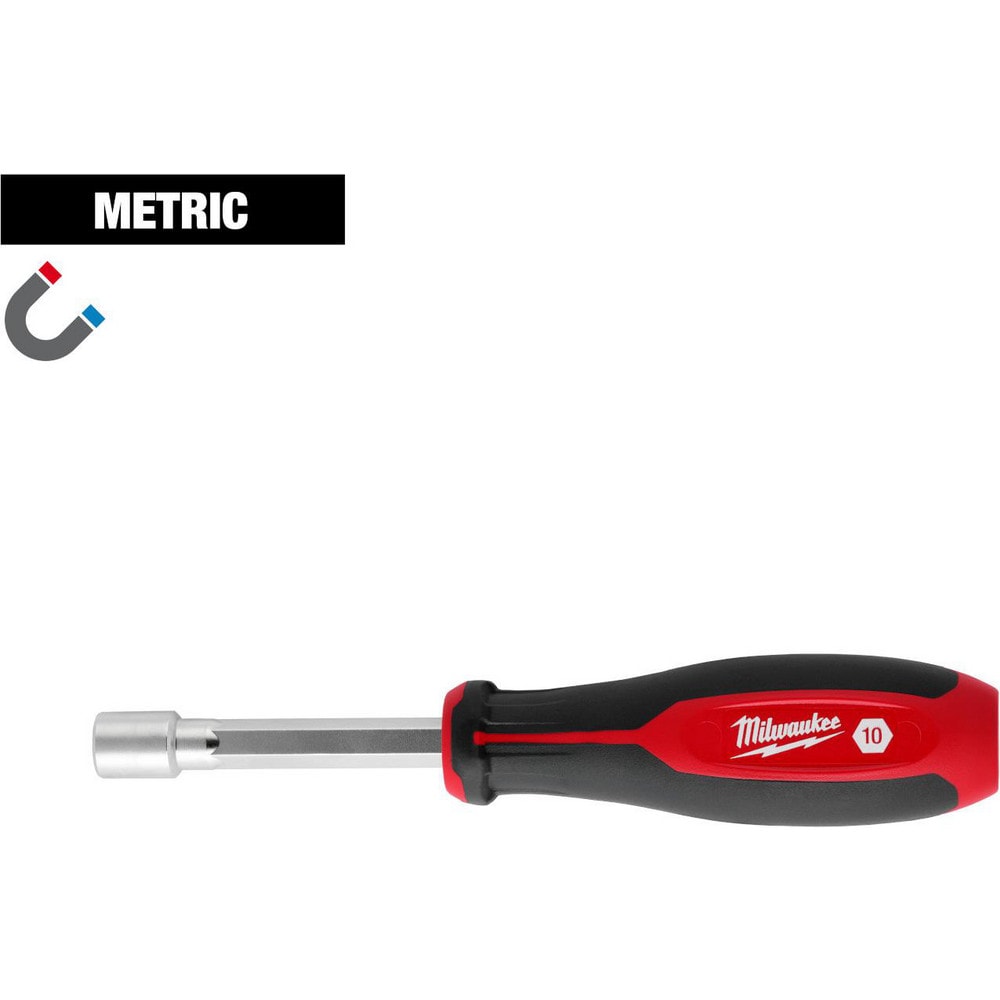 Nutdrivers; Tool Type: Nut Driver ; Size (Mm - 4 Decimals): 10.0000 ; Shaft Type: Hollow ; Shaft Length: 7.5000 ; Overall Length (Decimal Inch): 7.5000 ; Handle Type: Tri-Lobular