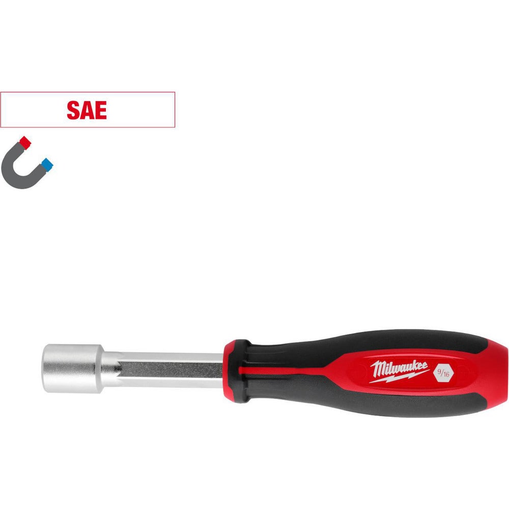 Nutdrivers; Tool Type: Nut Driver ; Size (Decimal Inch): 9/16 ; Shaft Type: Hollow ; Shaft Length: 7.5000 ; Overall Length (Decimal Inch): 7.5000 ; Handle Type: Tri-Lobular