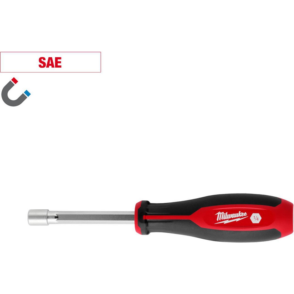 Nutdrivers; Tool Type: Nut Driver ; Size (Decimal Inch): 1/4 ; Shaft Type: Hollow ; Shaft Length: 7.2000 ; Overall Length (Decimal Inch): 7.2000 ; Handle Type: Tri-Lobular