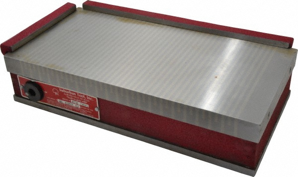 SineSet 12" Long x 6" Wide Permanent Magnetic Sine Plate Chuck - Fine Pole