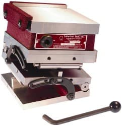 Suburban Tool MSPC66FP 6" Long x 6" Wide x 5-3/8" High, Compound, Fine Pole, Steel Sine Plate & Magnetic Chuck Combo 