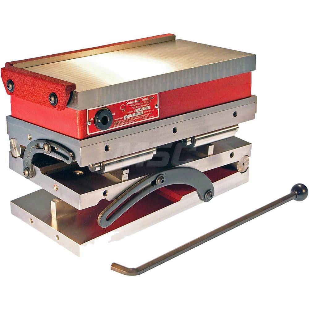Suburban Tool MSPC812FPS2 12" Long x 8" Wide x 6-13/16" High, Compound, Series S2, Fine Pole, Steel Sine Plate & Magnetic Chuck Combo 