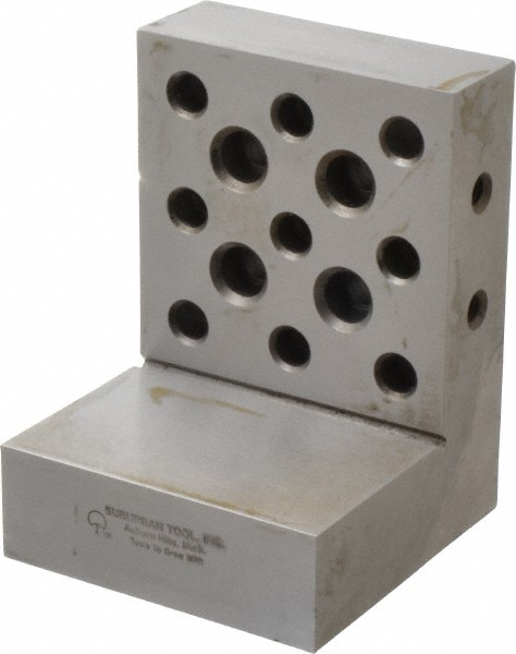 Suburban Tool AP334S0 3" Wide x 4" Deep x 3" High Steel Precision-Ground Angle Plate Image