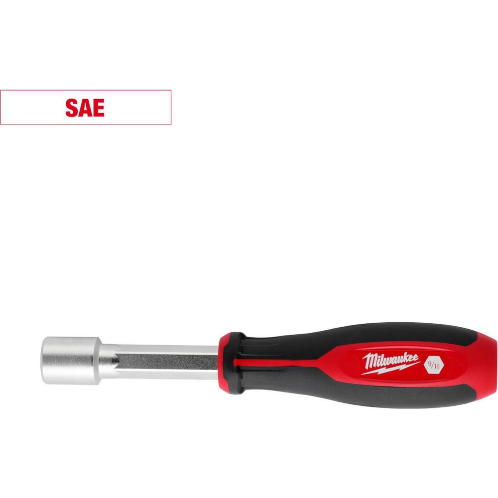 Nutdrivers; Tool Type: Nut Driver ; Size (Decimal Inch): 9/16 ; Shaft Type: Hollow ; Shaft Length: 7.5000 ; Overall Length (Decimal Inch): 7.5000 ; Handle Type: Tri-Lobular