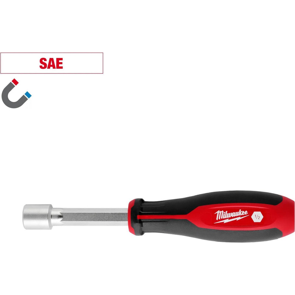 Nutdrivers; Tool Type: Nut Driver ; Size (Decimal Inch): 1/2 ; Shaft Type: Hollow ; Shaft Length: 7.5000 ; Overall Length (Decimal Inch): 7.5000 ; Handle Type: Tri-Lobular