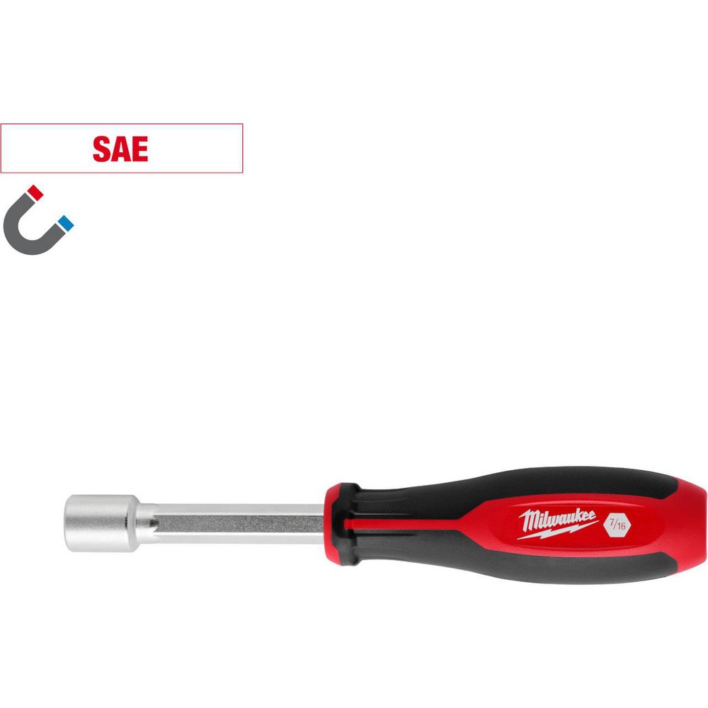 Nutdrivers; Tool Type: Nut Driver ; Size (Decimal Inch): 7/16 ; Shaft Type: Hollow ; Shaft Length: 7.2000 ; Overall Length (Decimal Inch): 7.2000 ; Handle Type: Tri-Lobular