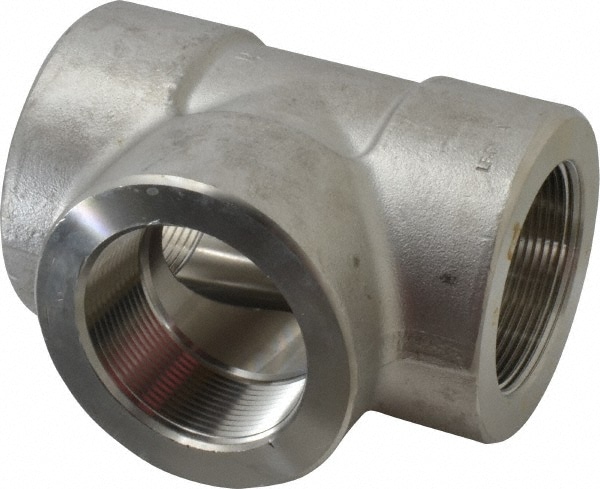 Value Collection SF208 Pipe Tee: 2" Fitting, 304 & 304L Stainless Steel Image