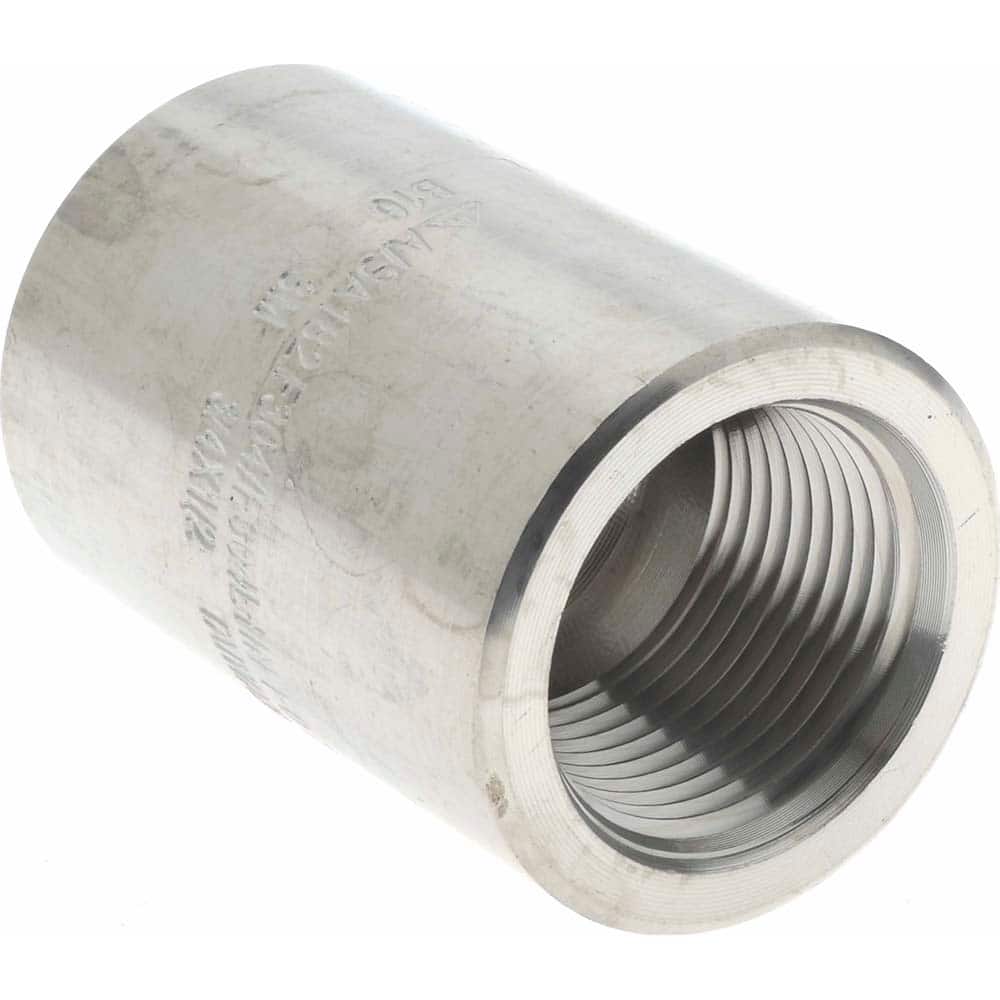 Pipe Reducer: 3/4 x 1/2 Fitting, 304 & 304L Stainless Steel