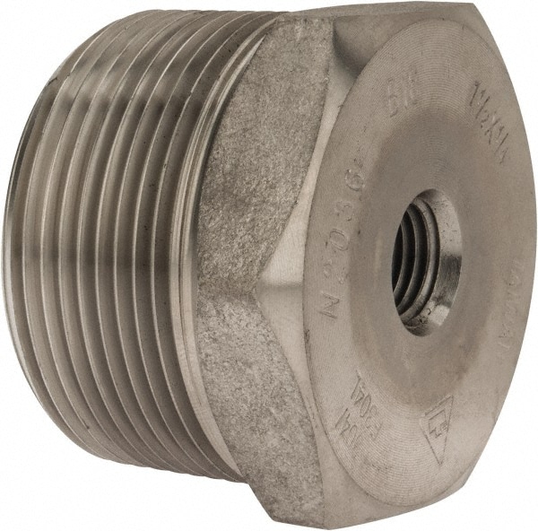 Merit Brass 3414D-2404 Pipe Bushing: 1-1/2 x 1/4" Fitting, 304 & 304L Stainless Steel Image