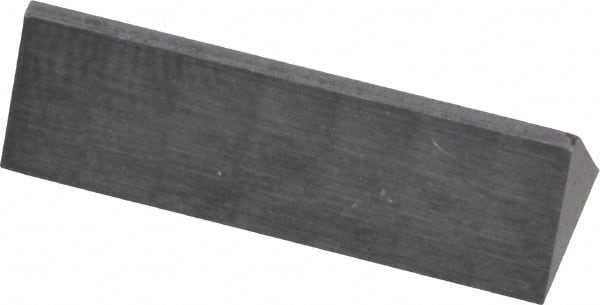 Tool Bit Blank: 1/4" Width, 1/4" Height, 3/4" OAL, C6, Solid Carbide, Triangular