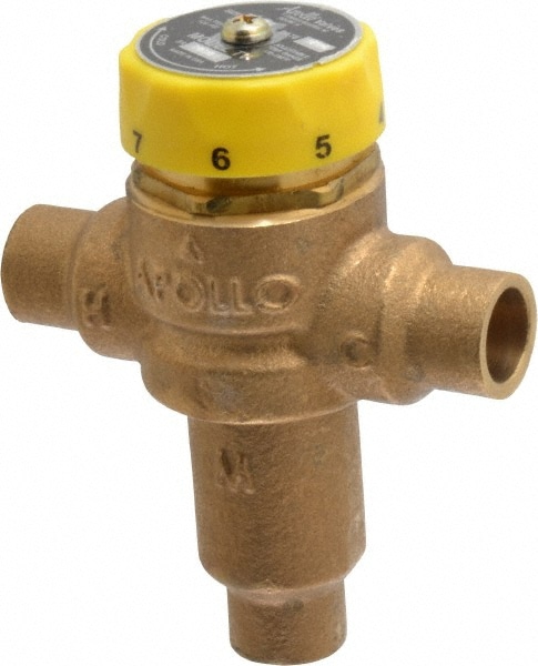 Tempering Valves; Pipe Size: 1/2 (Inch); End Connections: Soldered x Soldered ; Maximum Working Pressure (psi): 125 ; Material: Bronze