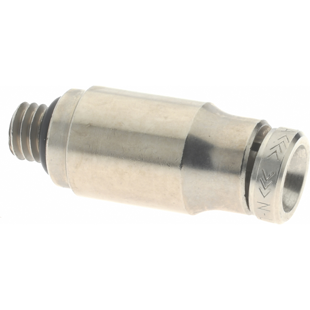 Push-To-Connect Tube to Male & Tube to Male UNF Tube Fitting: Pneufit Male Adapter, #10-32 Thread