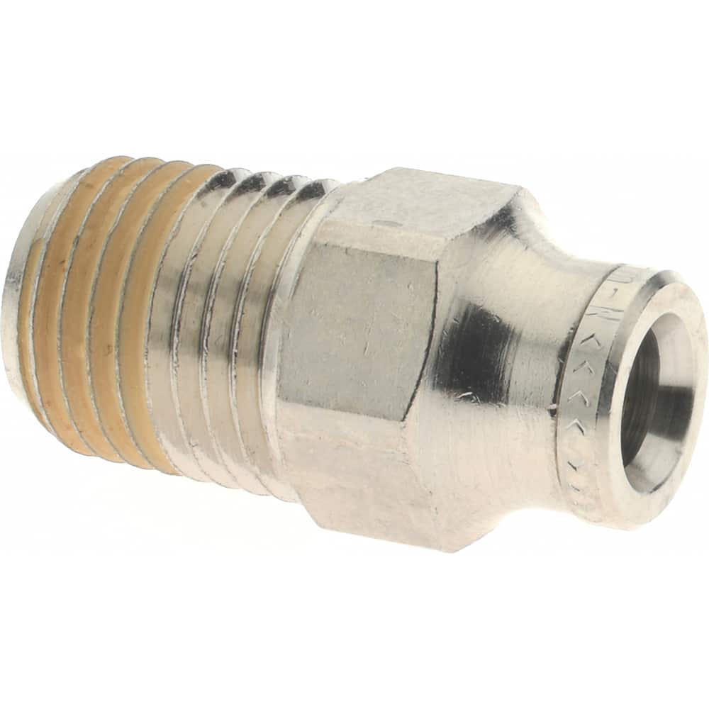 NORGREN C01250628  MALE CONNECTOR 1/4" NPT 6mm  OD TUBE  NNB 