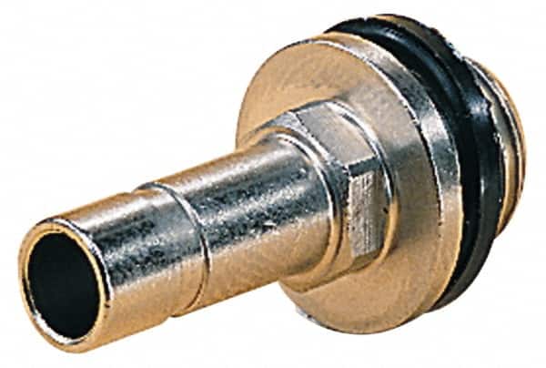 Norgren 102150828 Push-To-Connect Stem to Male & Stem to Male BSPP Tube Fitting: Straight Stem Adapter, 1/4" Thread 