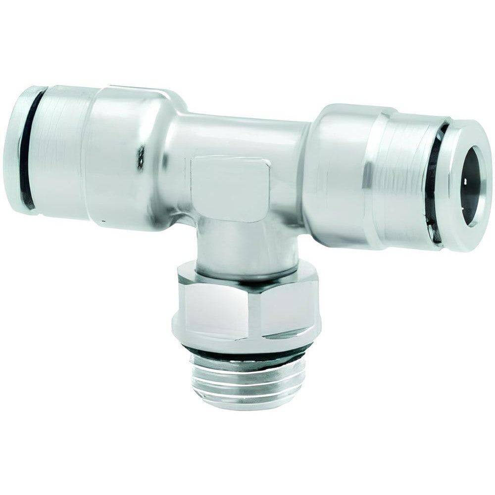 Push-To-Connect Tube to Male & Tube to Male BSPP Tube Fitting: 3/8" Thread